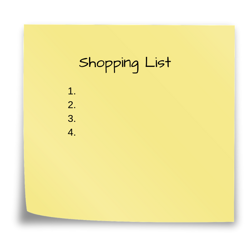 Read more about the article Shop with a List…Yes or No?